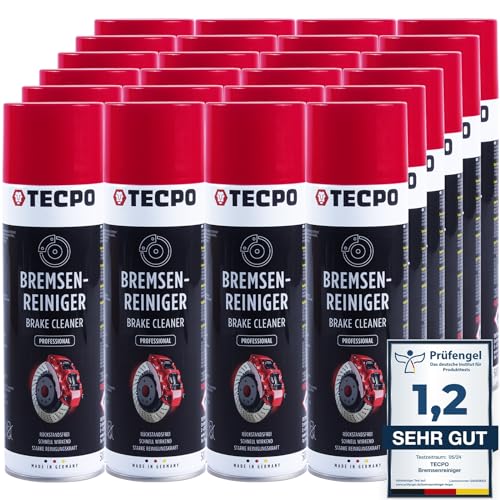24x 500ml Bremsenreiniger Brake Cleaner Universal Teile Reiniger Entfetter von TECPO