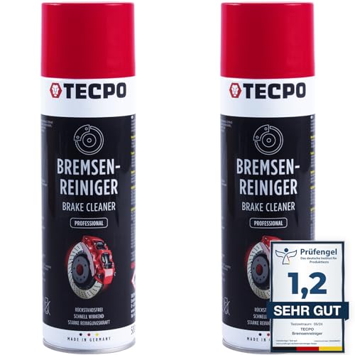 2x 500ml Bremsenreiniger Brake Cleaner Universal Teile Reiniger Entfetter 2x 500ml Bremsenreiniger Brake Cleaner Universal Teile Reiniger Entfetter von TECPO