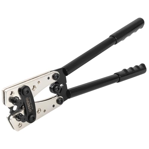 TECPO Crimpzange Kabelschuhzange Quetschzange Presszange Kabelschuhe Crimp Zange für 6-50 mm² von TECPO