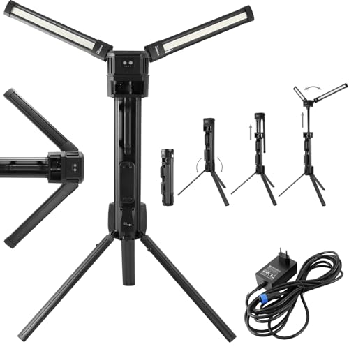 TECPO LED Baustrahler 10.000 Lumen Akku Arbeitsstrahler Compact Connect Plus von TECPO