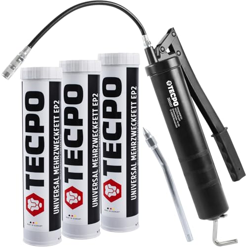 TECPO Mehrzweckfett mit Handhebel Schmierfett + Mehrzweckfett EP2 6x400g Fett TECPO Mehrzweckfett mit Handhebel Schmierfett + Mehrzweckfett EP2 6x400g Fett von TECPO