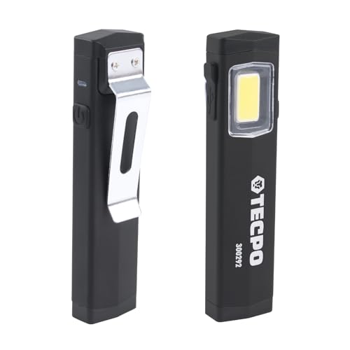 TECPO Mini LED Taschenlampe Inspektionsleuchte Werkstattlampe 500 Lumen - sehr leichte Handlampe mit langer Leuchtdauer und Leuchtweite TECPO Mini LED Taschenlampe Inspektionsleuchte Werkstattlampe 500 Lumen - sehr leichte Handlampe mit langer Leuchtdauer und Leuchtweite von TECPO
