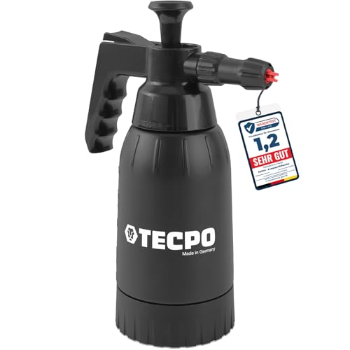 TECPO Pumpsprühflasche 1L Schaumsprüher Schaumreiniger Druckpumpzerstäuber von TECPO