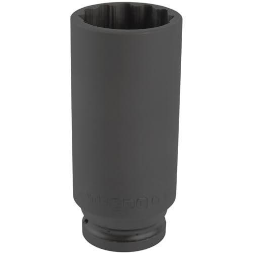 TECPO Vielzahn Kraft Steckschlüssel 1/2" 30 mm, Zwölfkant Nuss, für Antriebswellen, mit Arretierstift- & Gummiring-Aufnahme, für Hand- & Schlagschrauber, aus Chrom-Molybdän-Stahl, robust & langlebig TECPO Vielzahn Kraft Steckschlüssel 1/2" 30 mm, Zwölfkant Nuss, für Antriebswellen, mit Arretierstift- & Gummiring-Aufnahme, für Hand- & Schlagschrauber, aus Chrom-Molybdän-Stahl, robust & langlebig von TECPO