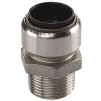Tectite - Edelstahl Steckfitting Übergangsverschraubung Außengewinde 22 mm - 3/4' dvgw von TECTITE