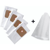 Tectool - filtertüten und nassfilter set für nass-trockensauger nts 20 und nts 25 - 4 filtertüten ø 65MM und 1 nassfilter von TECTOOL