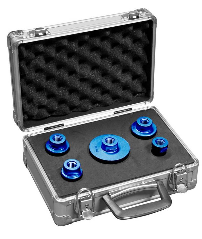 TECTOOL Diamanttrennscheibe DIAMANT-TROCKENBOHRKRONEN SET - 5 BOHRKRONEN IM KOFFER, (1-tlg), Bohrkronen-Set mit 23, 35, 40, 45 und 68 mm Durchmesser von TECTOOL