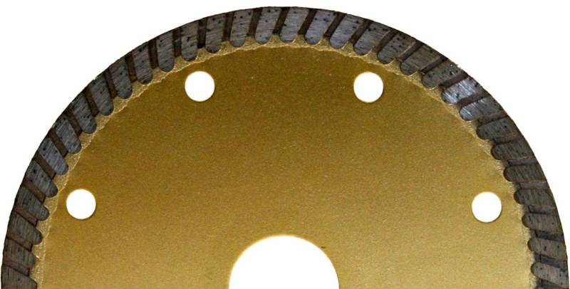 TECTOOL Diamanttrennscheibe DIAMANTSCHEIBE, EXTRA DÜNN, GESCHLOSSENER RAND, Ø 115 mm, (Packung, 1 Scheibe), 22,2mm Bohrung von TECTOOL