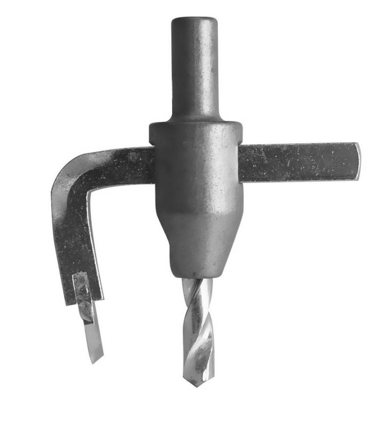 TECTOOL Fliesenbohrer FLIESENLOCHBOHRER, Ø 30-80MM, (Packung, 1-tlg., 1 Fliesenbohrer), Speziell entwickelt zum Bohren von Löchern in Fliesen von TECTOOL