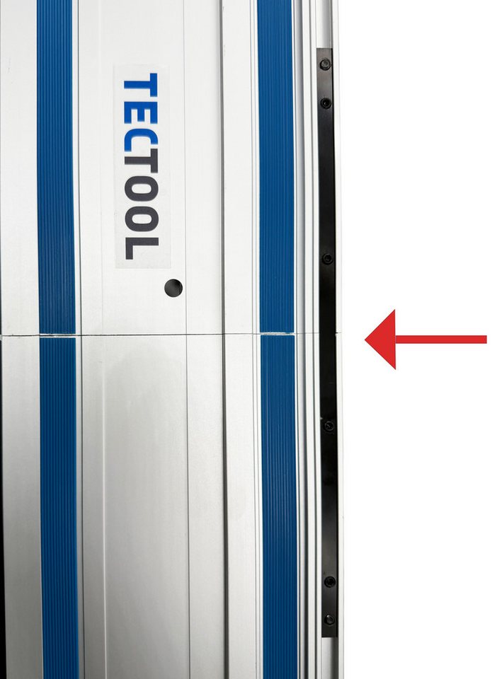 TECTOOL Führungsschienenverbinder TECTOOL SCHIENENVERBINDER FÜR FÜHRUNGSSCHIENE VON TSF 55, für Kompatibel mit der TECTOOL FS 1400 oder vergleichbare Führungsschienen anderer Marken., (Packung, 1-St., 2 Schienenverbinder), Kompatibel mit der FS 1400 vergleichbare Führungsschienen von TECTOOL