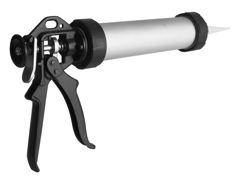 TECTOOL Kartuschenpistole KARTUSCHENPRESSE ALUMINIUM, GESCHLOSSEN, 600ML, 600 ml, (Packung, 1-tlg., 1 Kartusche), Aus hochwertigem Aluminium für Stabilität und Langlebigkeit von TECTOOL