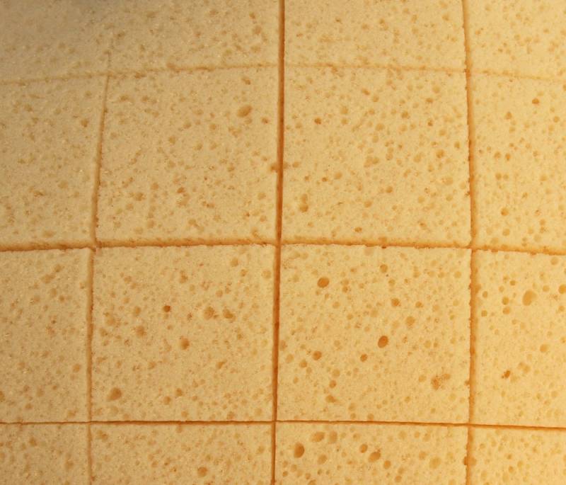 TECTOOL Reinigungsschwamm FLIESENWASCHBRETT HYDRO, GERASTERT, 280X140X30MM von TECTOOL