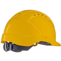 Industrie Schutzhelm Gelb, en 397 Tector 6-Punkt Textilausstattung von TECTOR