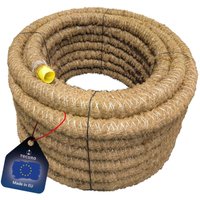 Tecuro - Drainagerohr 5 Meter - DN50, flexibel, gewellt und geschlitzt, mit Kokosumflechtung, pvc-u, din 1187 Tecuro - Drainagerohr 5 Meter - DN50, flexibel, gewellt und geschlitzt, mit Kokosumflechtung, pvc-u, din 1187 von TECURO