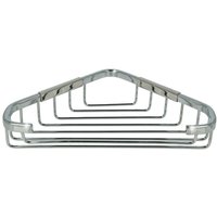 Tecuro - Eck-Seifenkorb offen 180 x 130 x 30 mm, Messing hochglanzverchromt Tecuro - Eck-Seifenkorb offen 180 x 130 x 30 mm, Messing hochglanzverchromt von TECURO