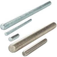 Gewindestift m 10 x 40 mm, Stahl verzinkt - din 976 - Tecuro von TECURO