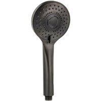 Tecuro - Handbrause ew-100 mit 5-Funktionen - ø 100 mm mit Antikalkdüsen - mattschwarz von TECURO