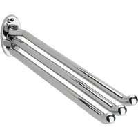 Tecuro - Handtuchhalter 3-teilig - Messing verchomt - 400 mm - schwenkbar Tecuro - Handtuchhalter 3-teilig - Messing verchomt - 400 mm - schwenkbar von TECURO