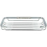 Tecuro - Seifenkorb offen 200 x 100 x 30 mm, Messing hochglanzverchromt von TECURO