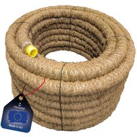 Tecuro - Drainagerohr 10 Meter - DN50, flexibel, gewellt und geschlitzt, mit Kokosumflechtung, pvc-u, din 1187 Tecuro - Drainagerohr 10 Meter - DN50, flexibel, gewellt und geschlitzt, mit Kokosumflechtung, pvc-u, din 1187 von TECURO