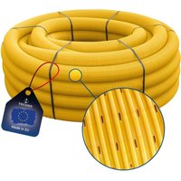 Tecuro - Drainagerohr 3 Meter - DN100, flexibel, gewellt und geschlitzt, pvc-u, din 1187 Tecuro - Drainagerohr 3 Meter - DN100, flexibel, gewellt und geschlitzt, pvc-u, din 1187 von TECURO