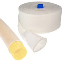 Tecuro - Filterstrumpf - Filterschlauch - Filtervlies für Drainagerohr ø 160 mm dn 160 - Nylon - Meterware Tecuro - Filterstrumpf - Filterschlauch - Filtervlies für Drainagerohr ø 160 mm dn 160 - Nylon - Meterware von TECURO