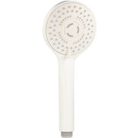 Tecuro - Handbrause ew-100 mit 5-Funktionen - ø 100 mm mit Antikalkdüsen - weiß-matt von TECURO