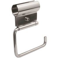 tecuro 1000 WC-Toilettenpapierhalter für Stütz- und Haltegriffe, Behindertengerecht, Edelstahl poliert - für Bad und WC von TECURO