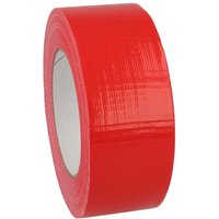 Tecuro - Gewebeband 518, 140 my, PE-beschichtetes Gewebe, rot 48 mm x 50 m von TECURO