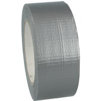 Tecuro - Gewebeband 518,140 my, PE-beschichtetes Gewebe, silber 48 mm x 50 m von TECURO