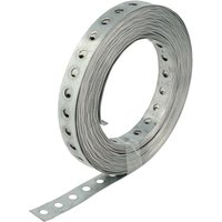 Lochband Montageband 17 mm x 10 m Rolle - Stahl verzinkt - Tecuro von TECURO