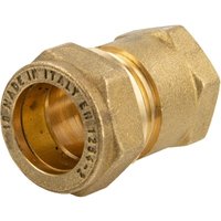 Tecuro - MS-Klemmringverbinder, Muffenverschraubung mit Klemmring 28 mm x 1' ig von TECURO
