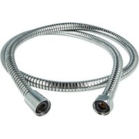 tecuro Metall-Brauseschlauch - dehnbar, Länge 150 - 190 cm x 1/2 Zoll, (Agraff) - Edelstahl von TECURO