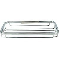 tecuro Seifenkorb geschlossen 200 x 100 x 30 mm, Messing hochglanzverchromt von TECURO