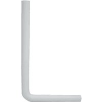 tecuro Spülbogen für WC-Spülkasten - PVC weiß Höhe: 590 mm x Länge: 350 mm von TECURO