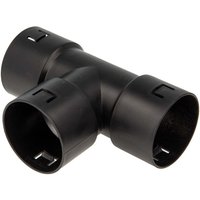 tecuro T-Stück allseitig DN 65 für Drainagerohr - Kabelschutzrohr, mit Klicksystem, PP-schwarz tecuro T-Stück allseitig DN 65 für Drainagerohr - Kabelschutzrohr, mit Klicksystem, PP-schwarz von TECURO
