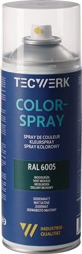 TECWERK 2000354202 Colorspray moosgrün seidenmatt RAL 6005 400ml Spraydose TECWE TECWERK 2000354202 Colorspray moosgrün seidenmatt RAL 6005 400ml Spraydose TECWE von TECWERK