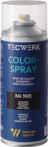TECWERK 2000354203 Colorspray tiefschwarz seidenmatt RAL 9005 400ml Spraydose TE TECWERK 2000354203 Colorspray tiefschwarz seidenmatt RAL 9005 400ml Spraydose TE von TECWERK
