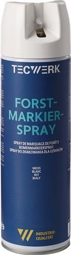 TECWERK 2000354218 Forstmarkierspray weiß 500ml Spraydose TECWERK 2000354218 von TECWERK