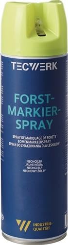 TECWERK 2000354221 Forstmarkierspray neongelb 500ml Spraydose TECWERK 2000354221 von TECWERK