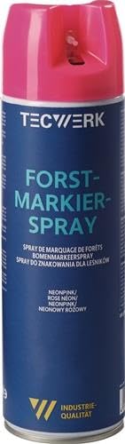 TECWERK 2000354222 Forstmarkierspray neonpink 500ml Spraydose 2000354222 von TECWERK