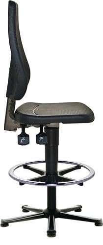TECWERK 2000425202 Arbeitsdrehstuhl TECWERK Bodengleiter+Fußring Integralschaum von TECWERK