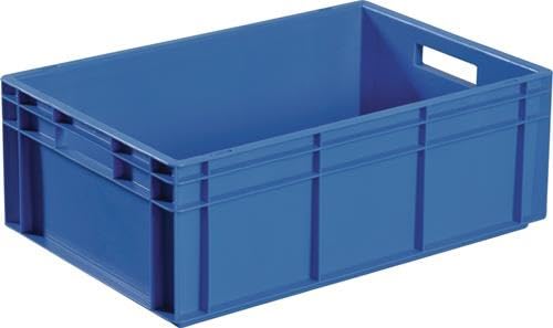 TECWERK 2000447828 Transportstapelbehälter L600xB400xH280mm blau PP Durchfassgr. von TECWERK