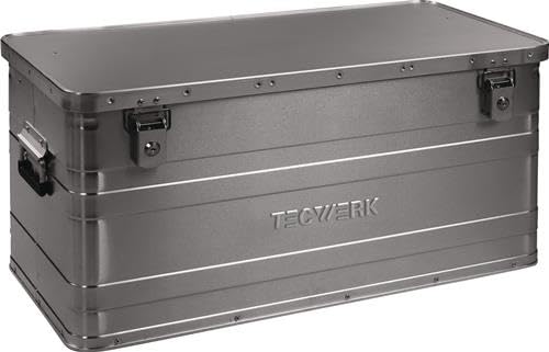 TECWERK 2000447953 Aluminiumbox L780xB380xH380mm 90l m.Klappverschluss u.Zylinde von TECWERK