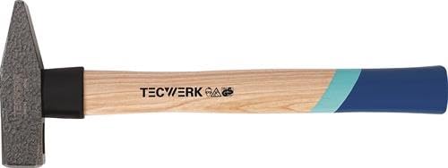 TECWERK 2000811241 Schlosserhammer 1000g Stiel-L.360mm Hickory m.Nylonschutzhüls von TECWERK