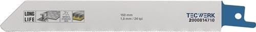 TECWERK 2000814933 Säbelsägeblatt L.300mm B.19mm TPI 10/14 2,5/1,8mm 5 St./Karte von TECWERK