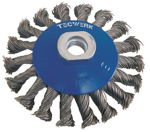 TECWERK 2000841150 Kegelbürste D.100mm Drahtstärke 0,5mm STA 13mm 12500min-¹ TEC TECWERK 2000841150 Kegelbürste D.100mm Drahtstärke 0,5mm STA 13mm 12500min-¹ TEC von TECWERK