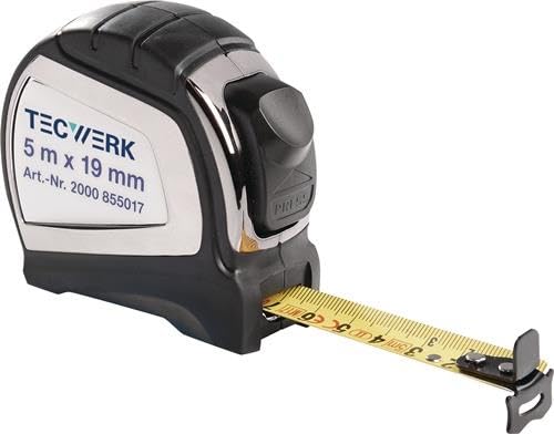 TECWERK 2000855017 Taschenrollbandmaß L.5m B.19mm mm/cm EG II 2K Automatic TECWE TECWERK 2000855017 Taschenrollbandmaß L.5m B.19mm mm/cm EG II 2K Automatic TECWE von TECWERK