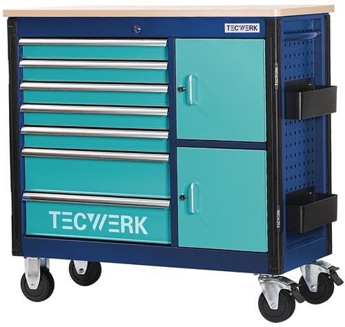TECWERK 2000871508 Rollwerkbank Plus 2.0 T Außen-B1090xT500xH1055mm Schubl.7 30k TECWERK 2000871508 Rollwerkbank Plus 2.0 T Außen-B1090xT500xH1055mm Schubl.7 30k von TECWERK