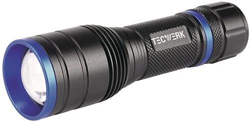 TECWERK 2000877197 LED-Taschenlampe 150-500 lm 3xAAA 100/170m schwarz TECWERK 20 von TECWERK